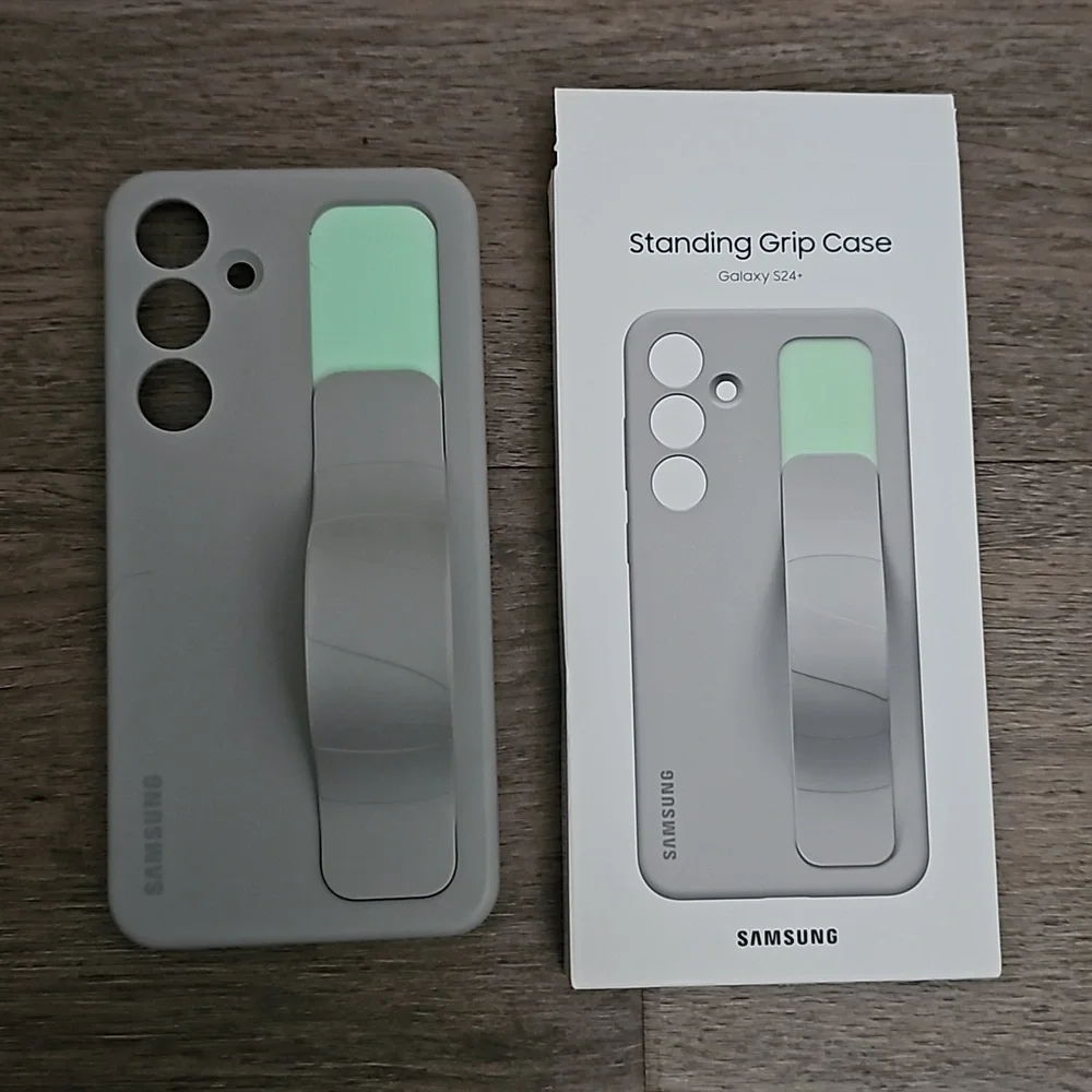 Samsung Galaxy S24+ Standing Grip Case Gray OEM